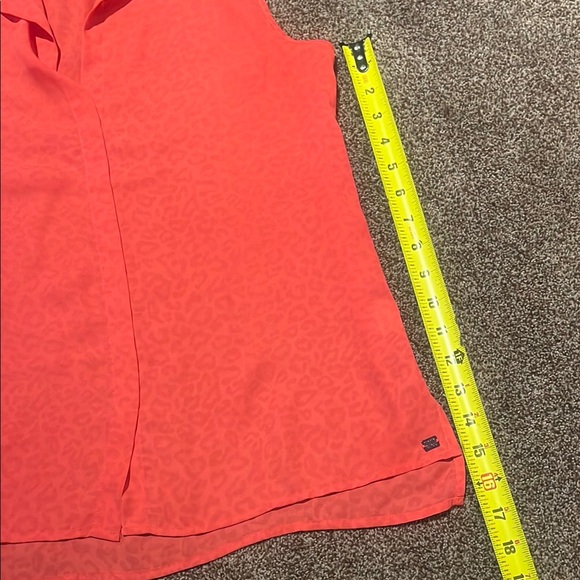 2/$30 Fitted Orange and Pink Cut Out Tank Top - Picture 5 of 8